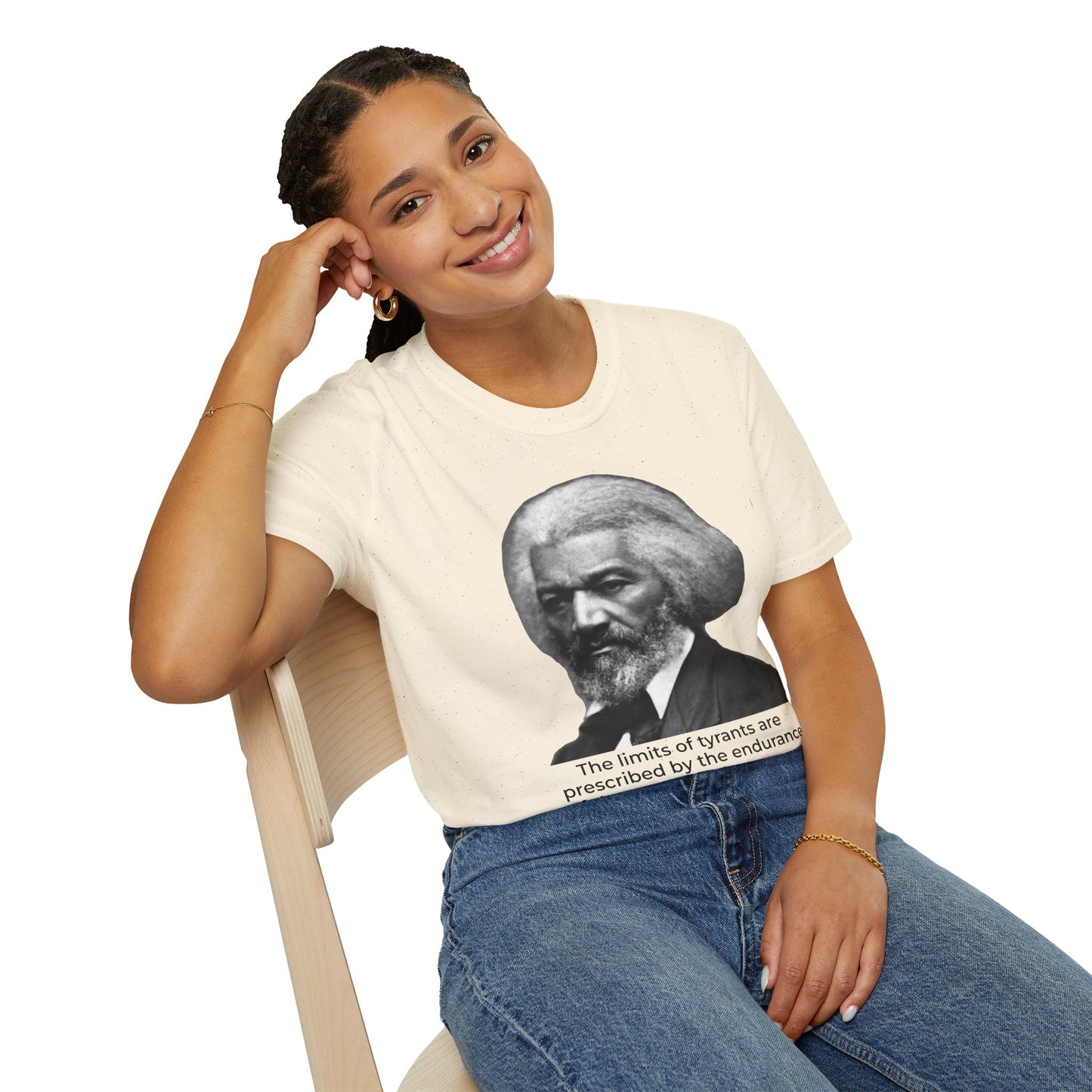 The Limits of Tyrants – Frederick Douglass Quote Tee (Natural)