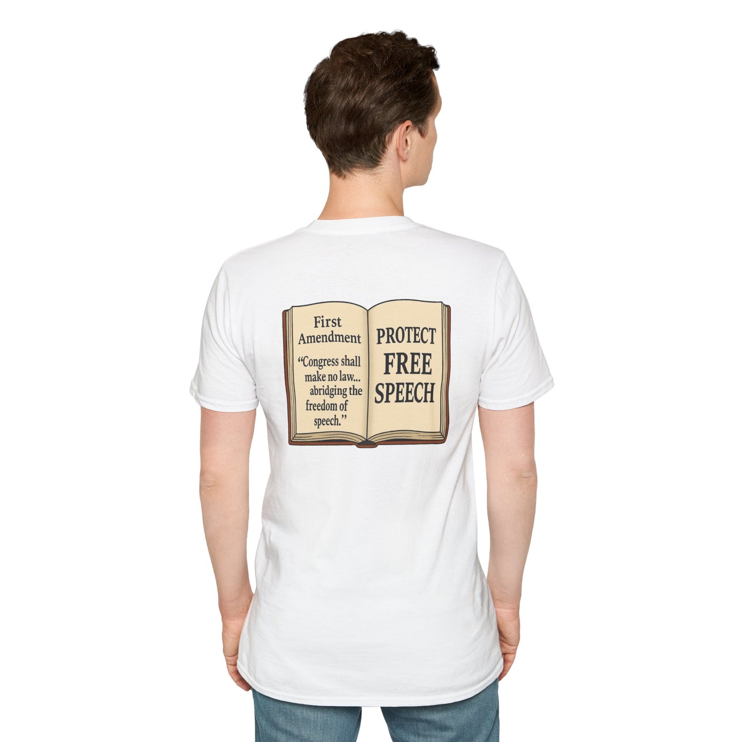 Jimmy Kimmel Free Speech T-Shirt – First Amendment Protest Tee