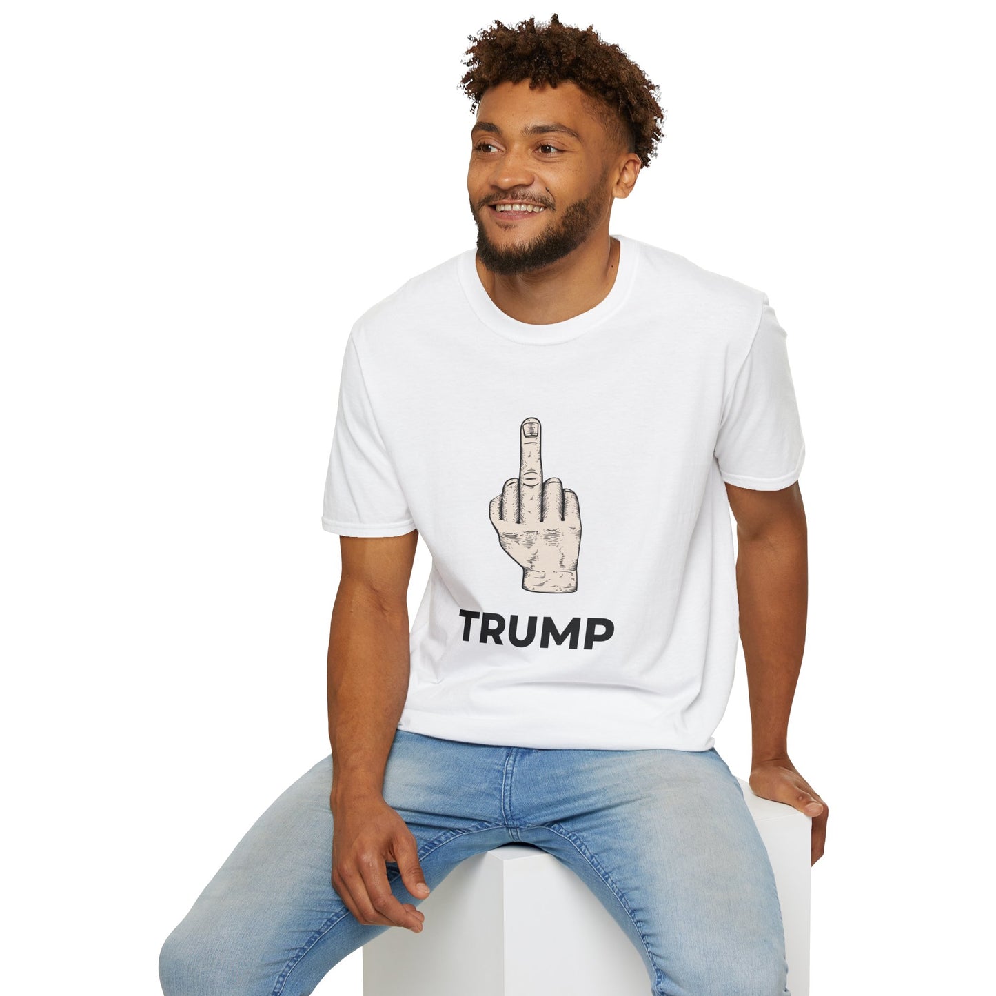 Flipping Off Tyranny: No Kings in America — Two-Sided Statement Tee