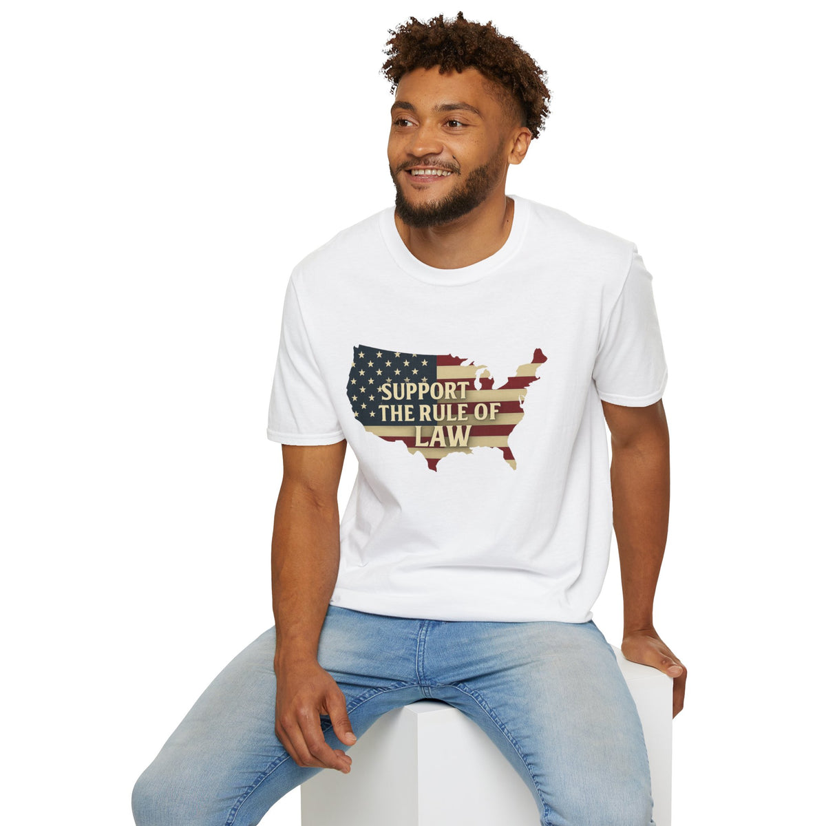 Support the Rule of Law T-Shirt – Civic Responsibility Protest Tee