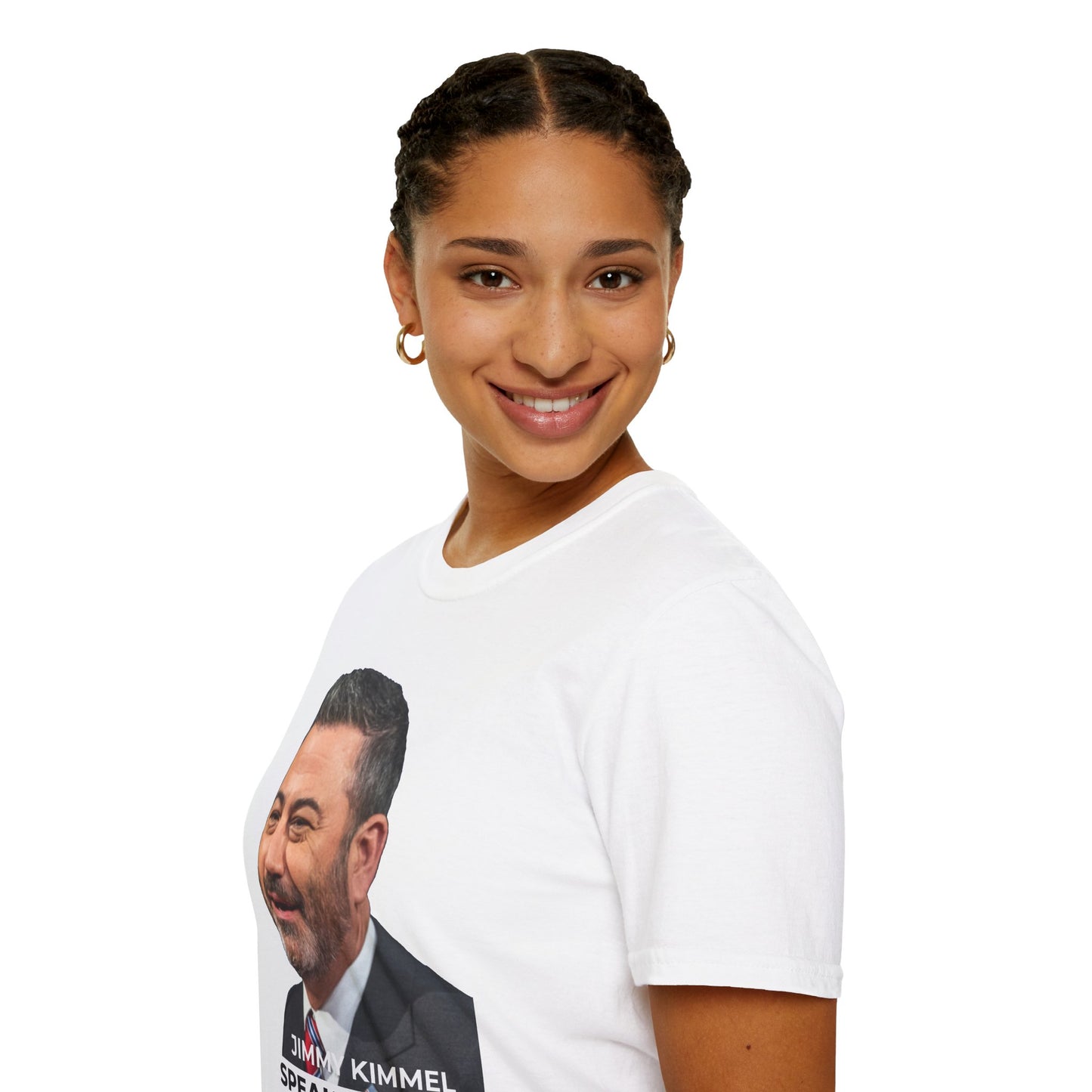 Jimmy Kimmel Free Speech T-Shirt – First Amendment Protest Tee