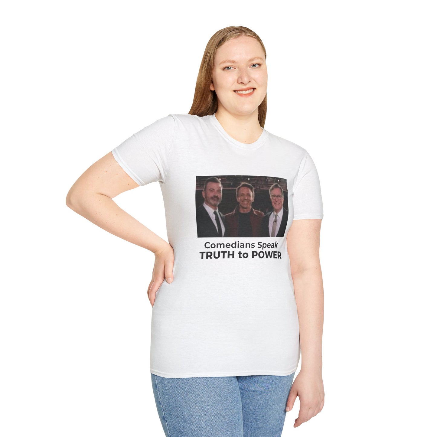 Dictators HATE Comedians – Truth to Power Satire Tee