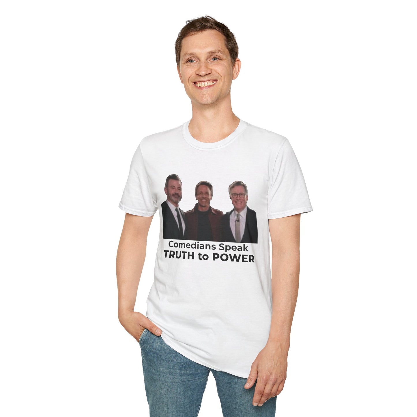 Dictators HATE Comedians – Truth to Power Satire Tee