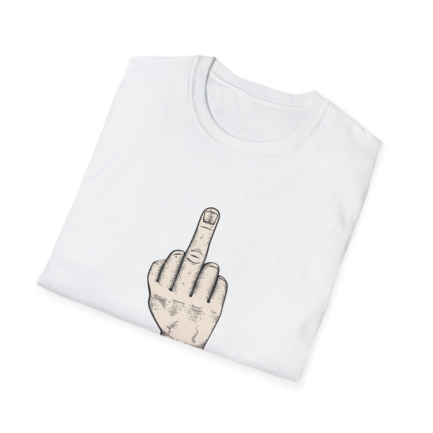 Flipping Off Tyranny: The First Amendment Speaks — Two-Sided Statement Tee