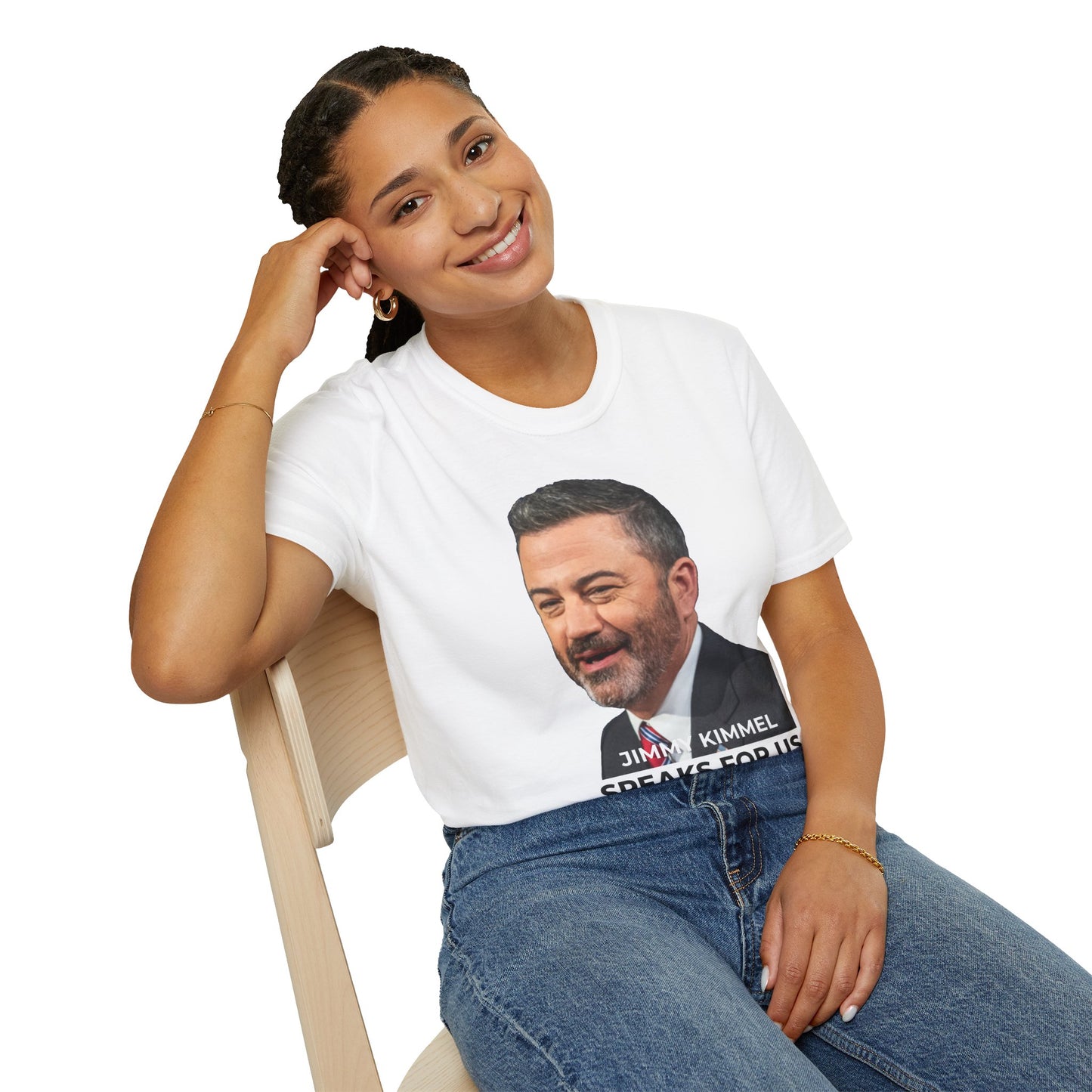 Jimmy Kimmel Free Speech T-Shirt – First Amendment Protest Tee