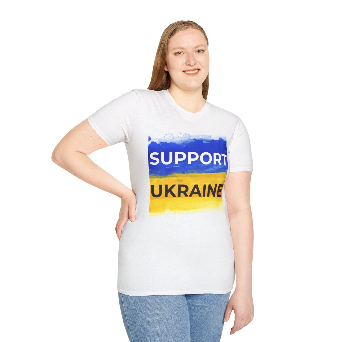 Support Ukraine T-Shirt – Ukrainian Flag Solidarity Tee