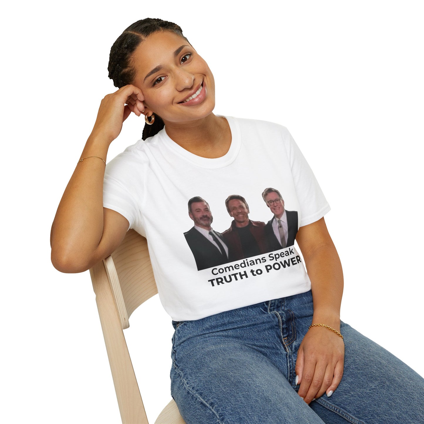 Dictators HATE Comedians – Truth to Power Satire Tee