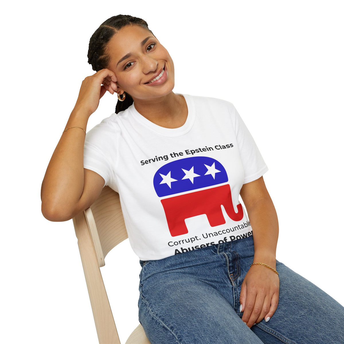 Serving the Elite Class T-Shirt – Political Accountability Protest Tee