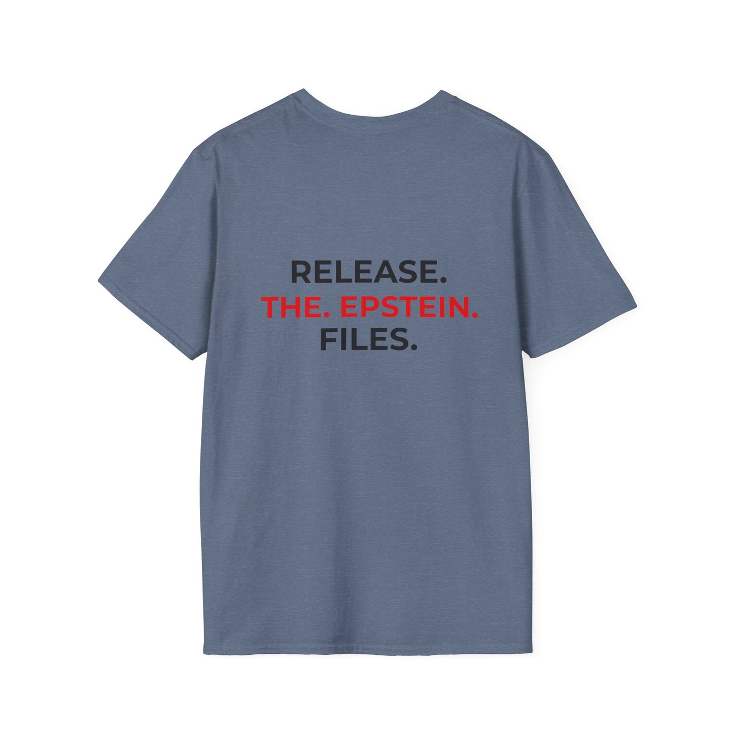 Release the Epstein Files T-Shirt – Truth Over Corruption Protest Tee – Heather Indigo
