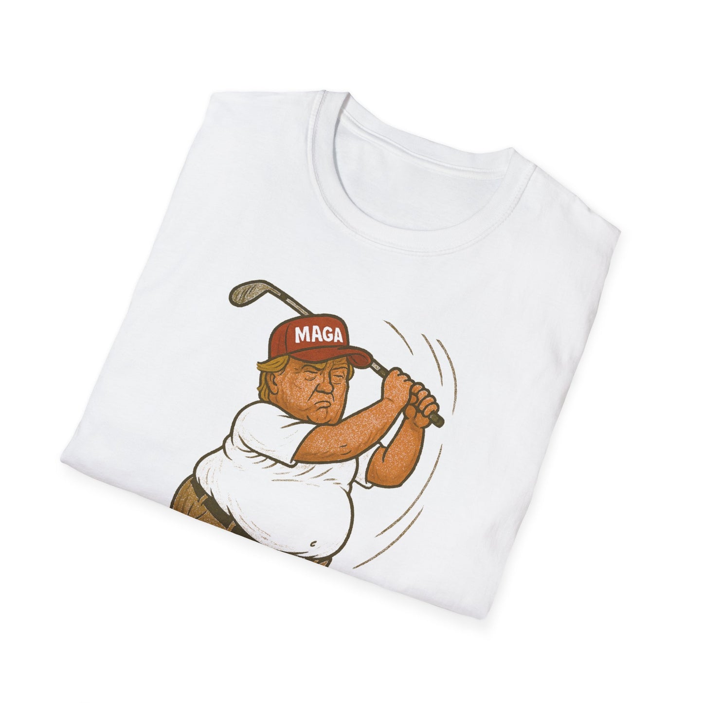 “I'd Rather Be Golfing” Political Satire T-Shirt