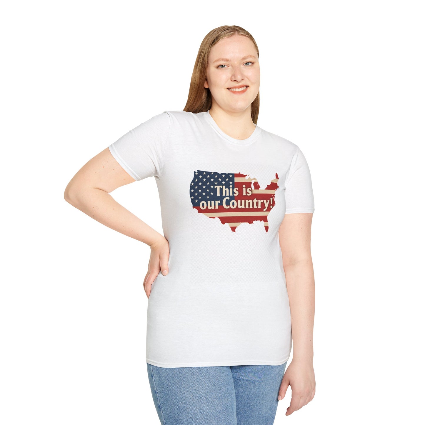 This Is Our Country – No Dictators Two-Sided Political Protest T-Shirt