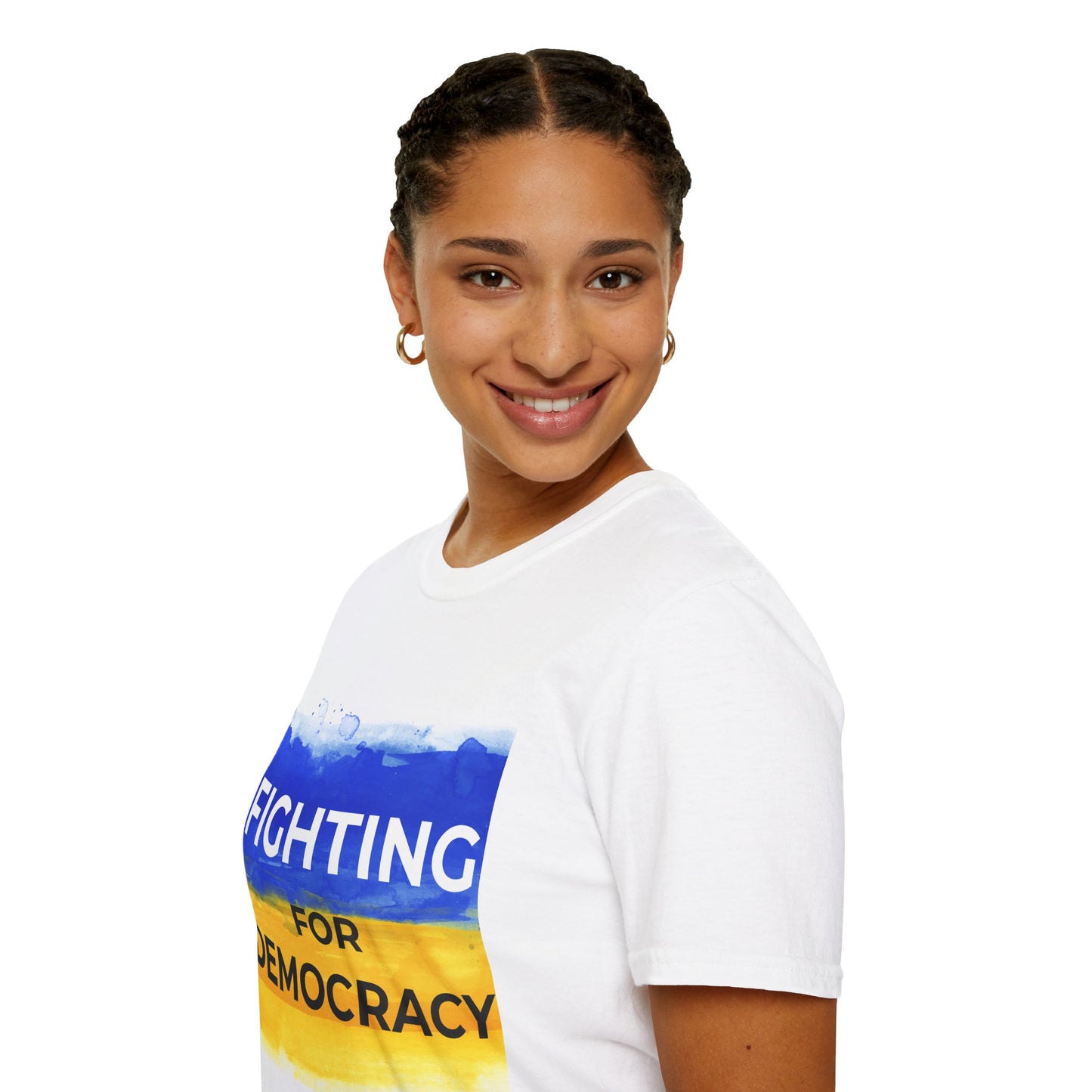 Fighting for Democracy T-Shirt | Stand With Ukraine & Support Freedom