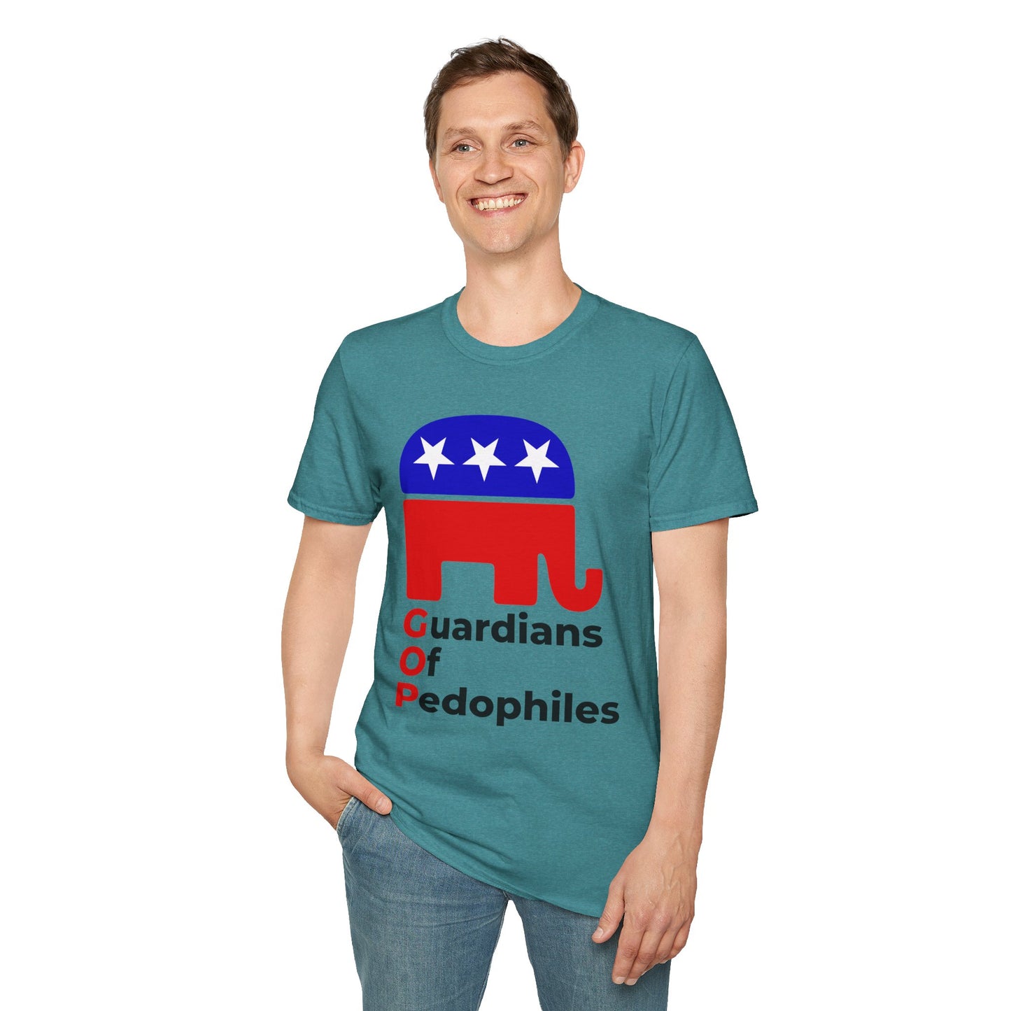 Release the Epstein Files – Truth Over Corruption GALAPAGOS BLUE T-Shirt – Political Accountability Tee