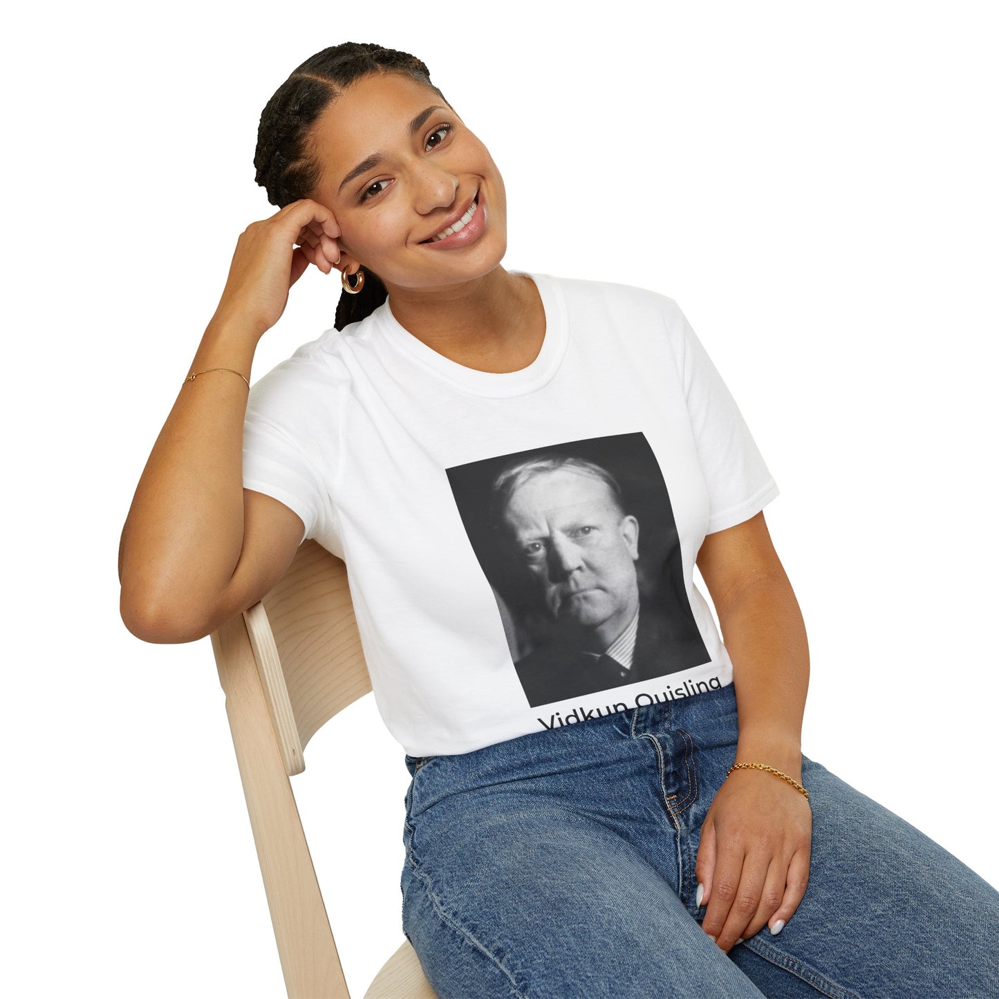 October Quisling of the Month T-Shirt | Vidkun Quisling & Pam Bondi Political Satire Tee