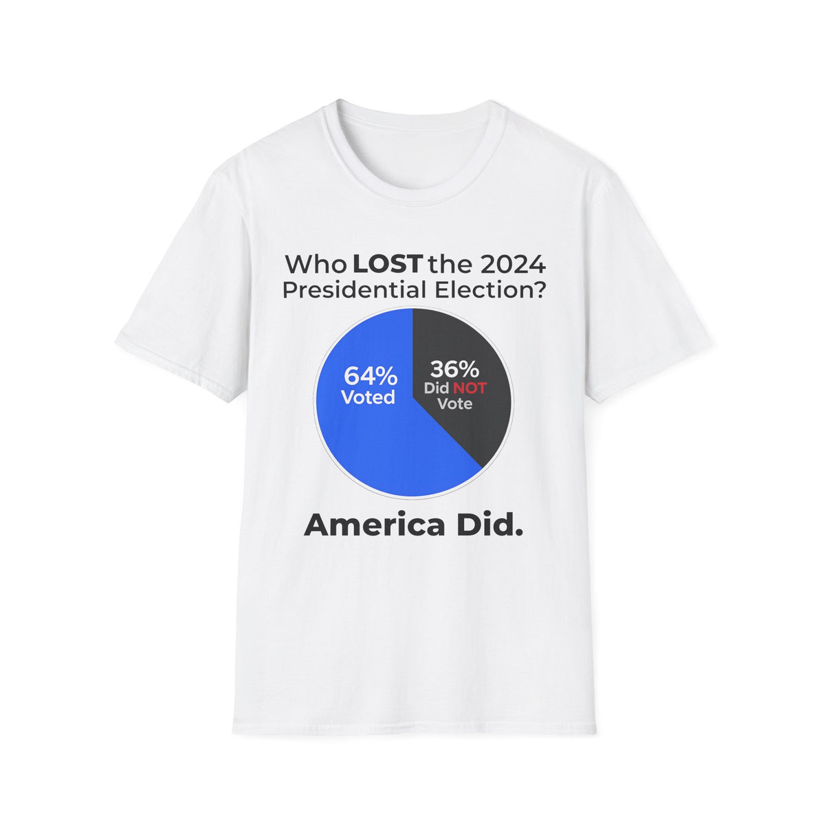Who Lost the 2024 Presidential Election – America Did Civic Participation T-Shirt