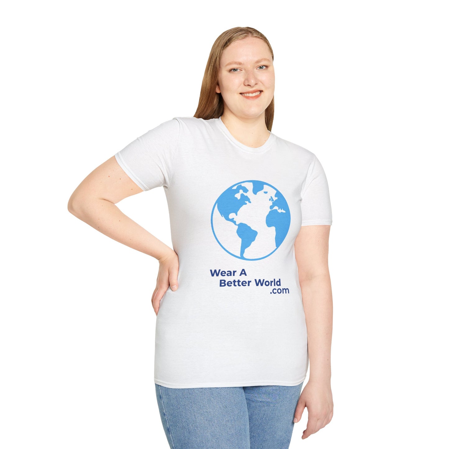 Wear A Better World Globe Logo T-Shirt – Activist Earth Tee