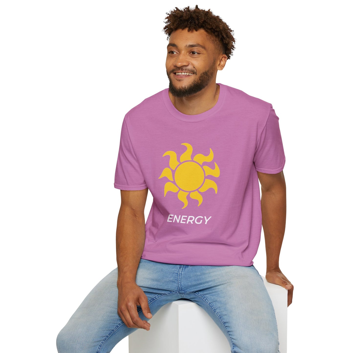 Climate Action Shirt – Solar Renewable Energy T-Shirt – Heather Radiant Orchid