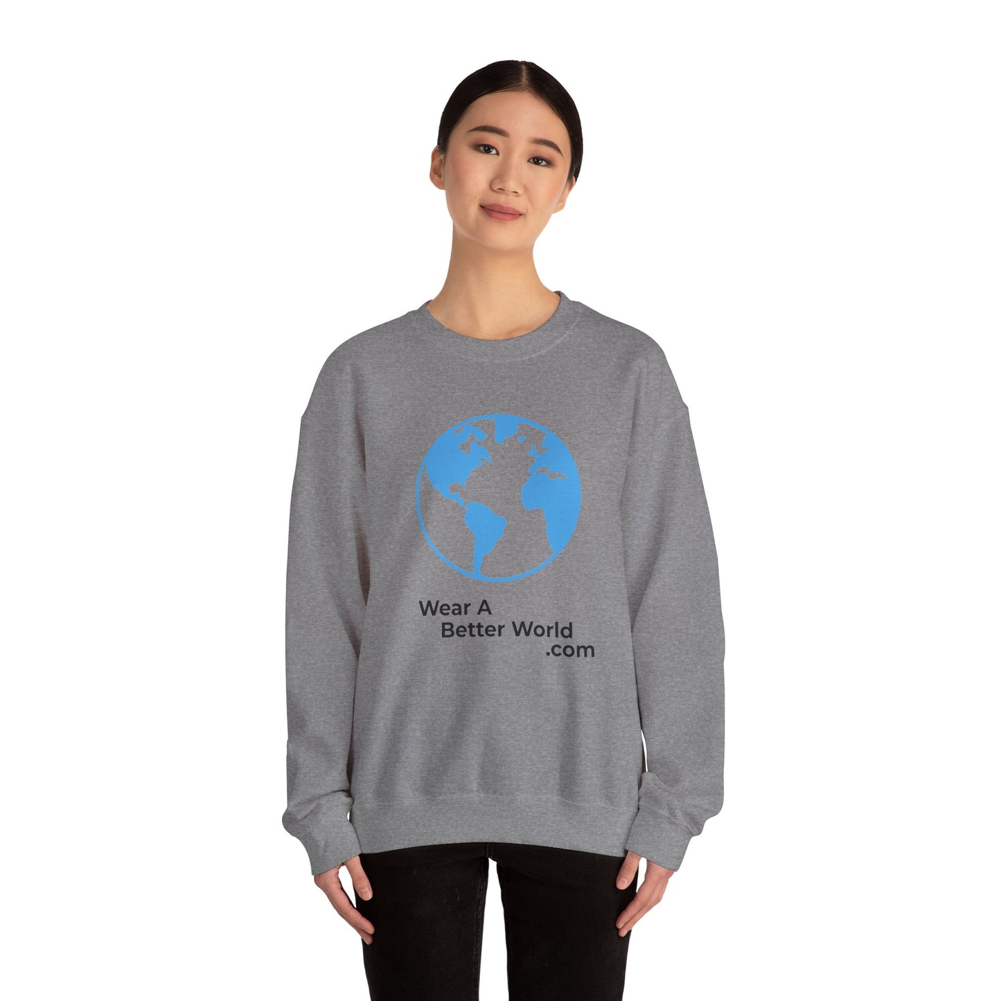 Truth to Power Statement  Sweatshirt – Graphite Heather