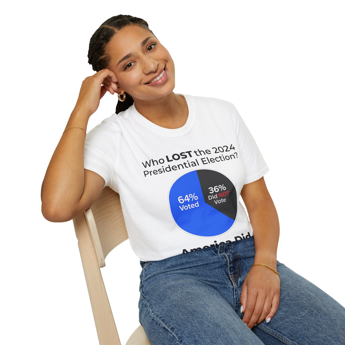 Who Lost the 2024 Presidential Election – America Did Civic Participation T-Shirt