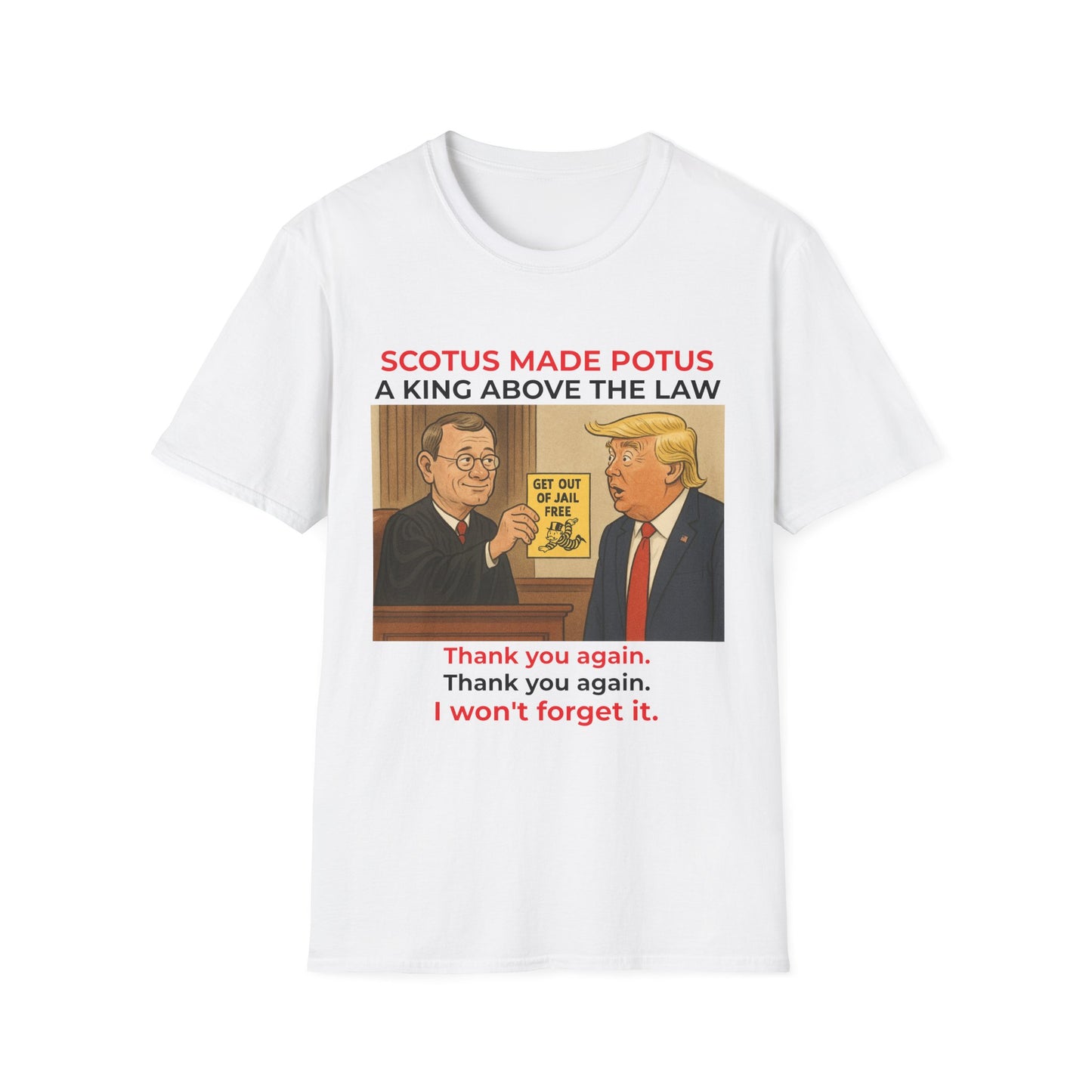 Above the Law – SCOTUS & Trump Political T-Shirt | Demand Judicial Reform