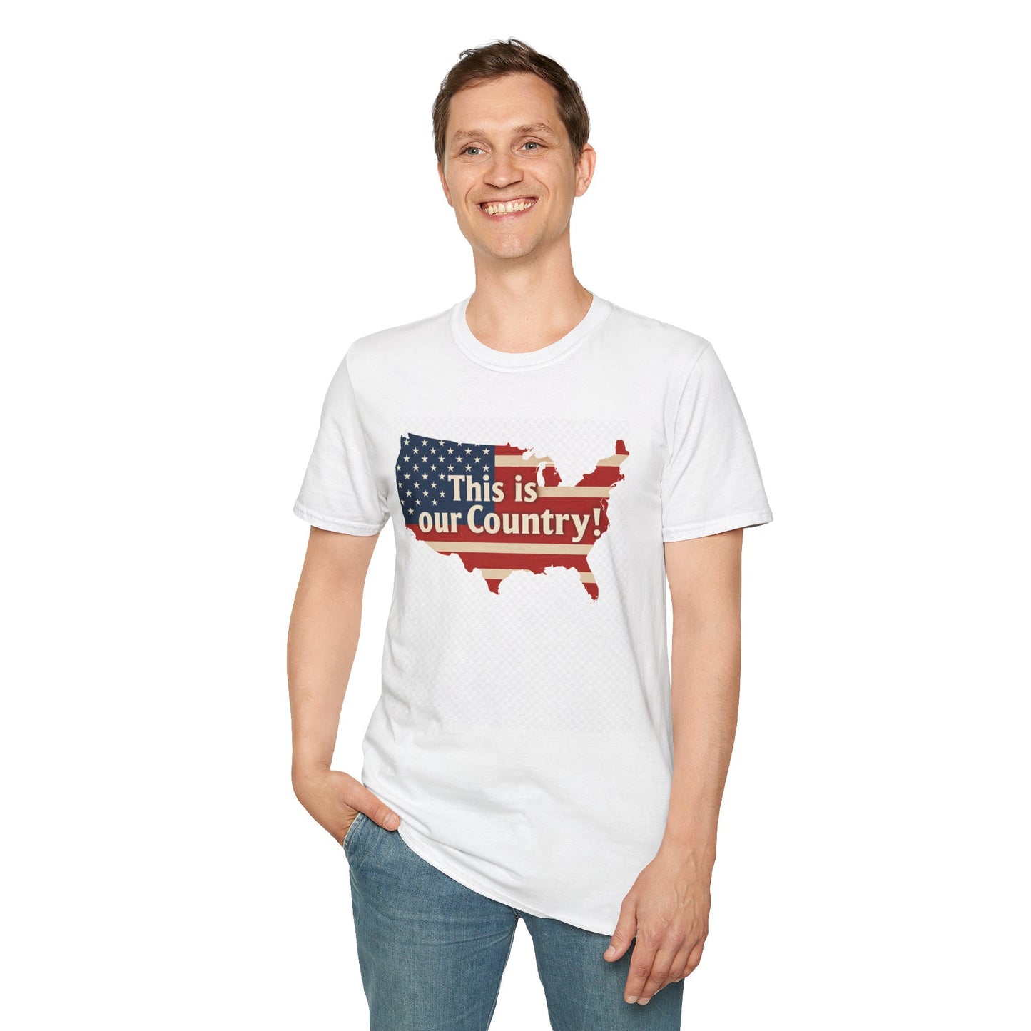 This Is Our Country – No Dictators Two-Sided Political Protest T-Shirt