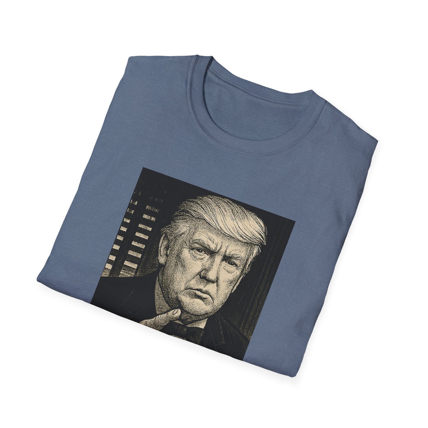 The Don – Trump Protection Racket T-Shirt – Heather Indigo Edition