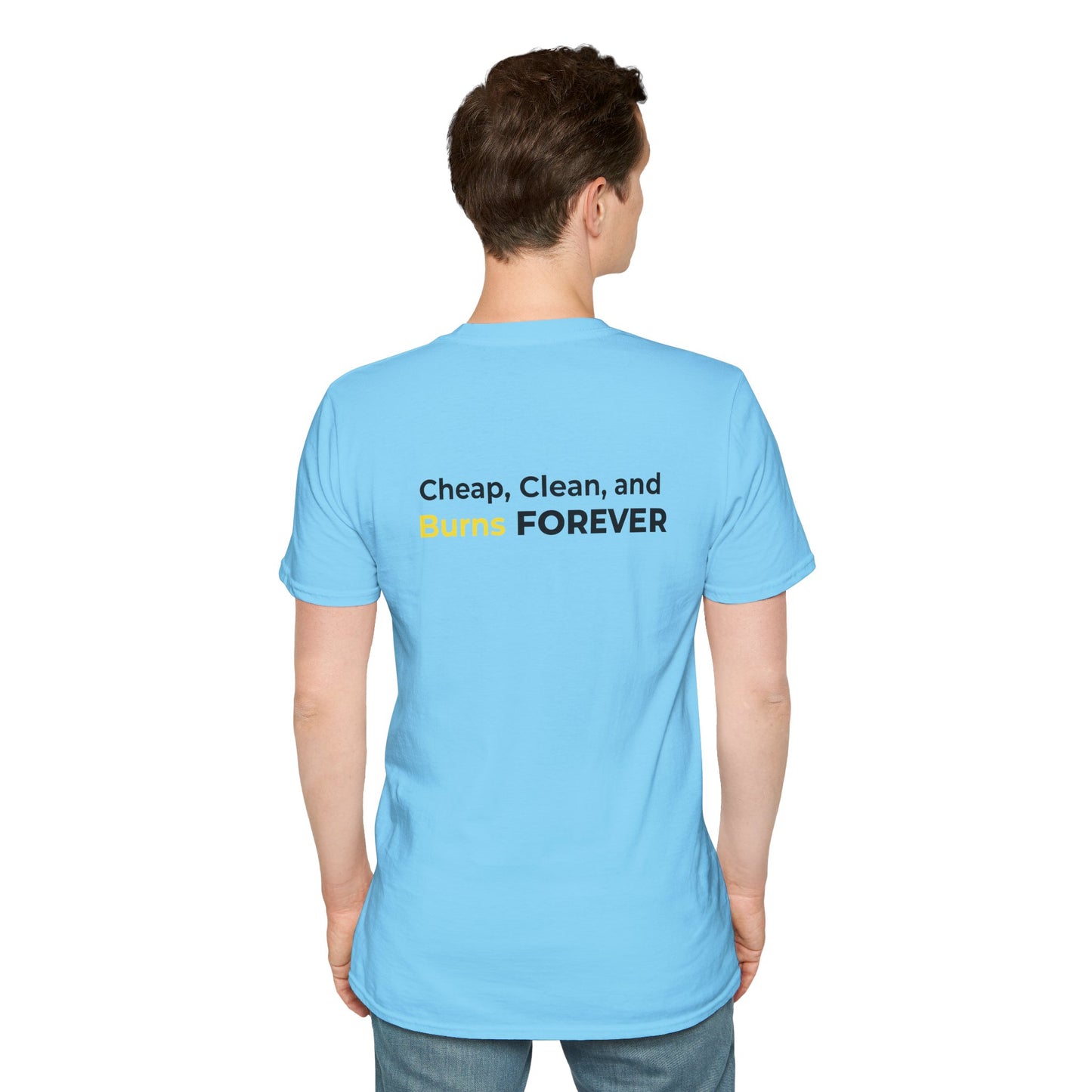 Renewable Energy Shirt – Clean Cheap Burns Forever Sun T-Shirt