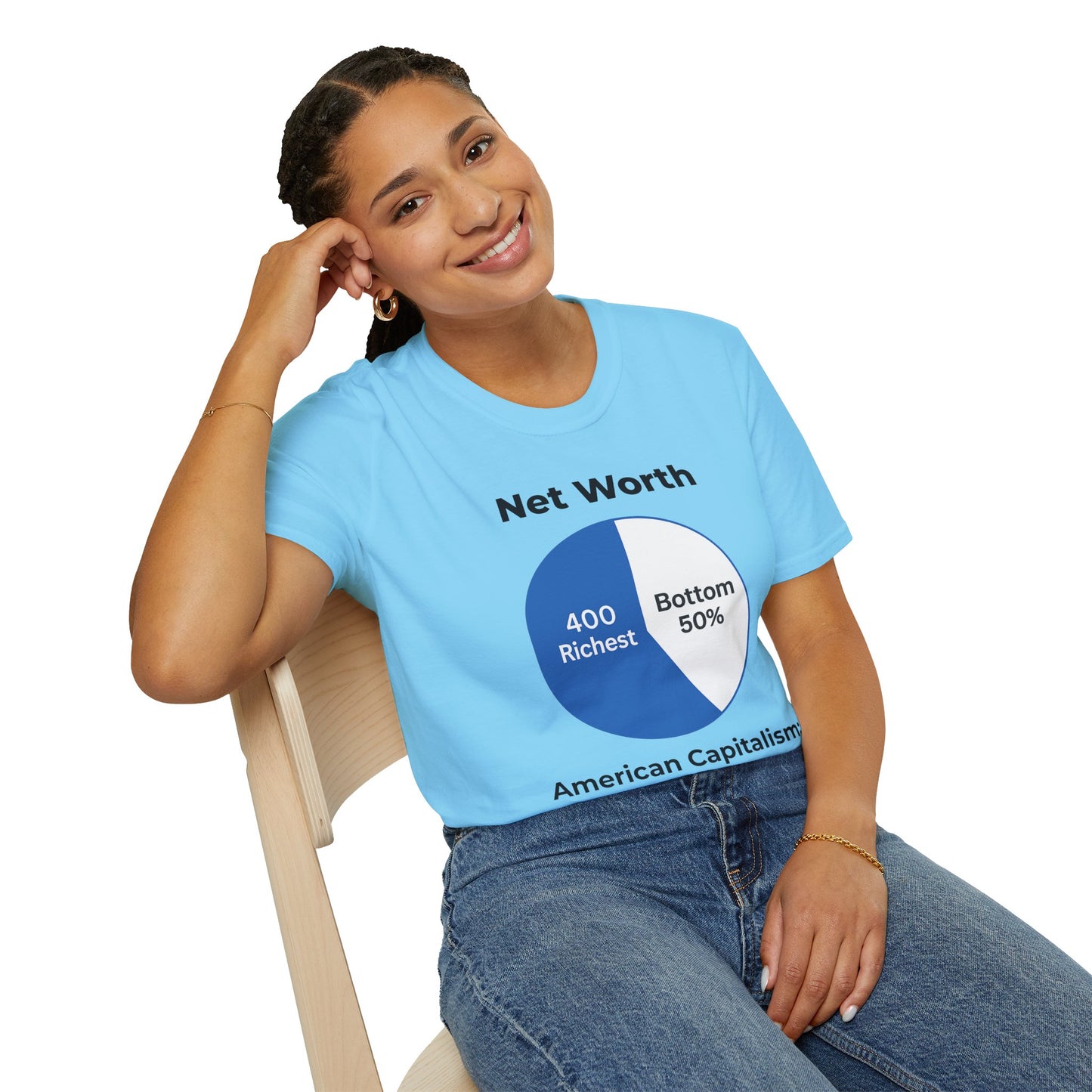 American Capitalism – Good, but Imperfect SKY BLUE T-Shirt