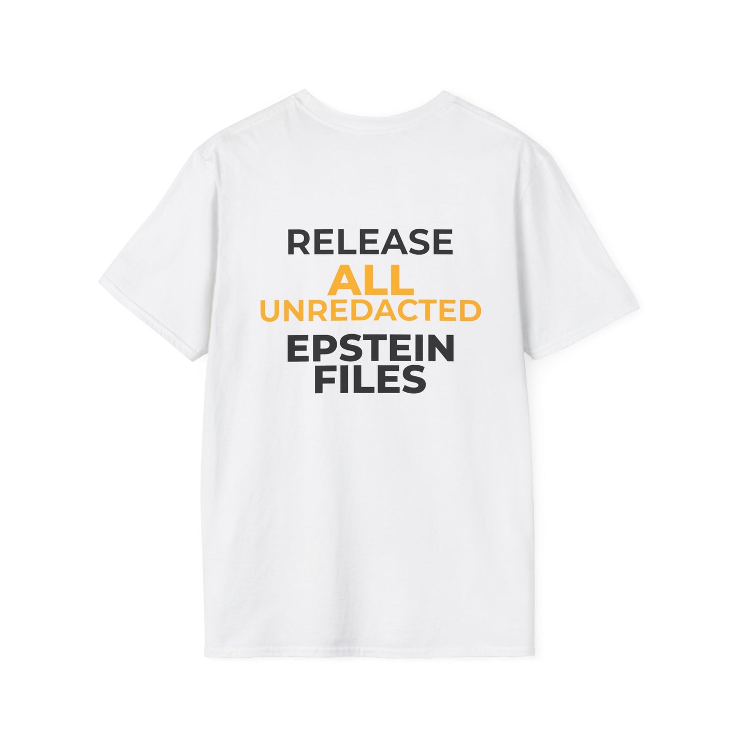 Release Unredacted Epstein Files T-Shirt – Transparency Protest Tee