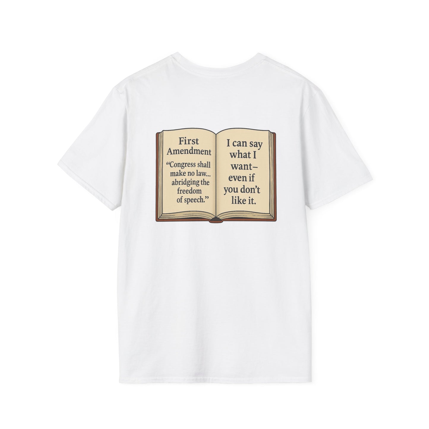 First Amendment Protest Shirt – Flipping Off Tyranny Free Speech Tee -Mint Green
