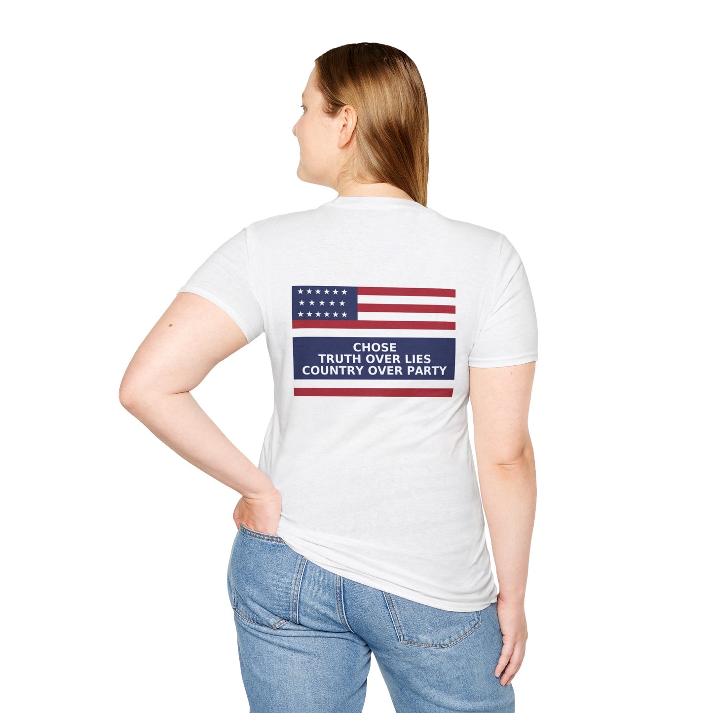 Liz Cheney T-Shirt – Truth Over Trump’s Big Lie Tee