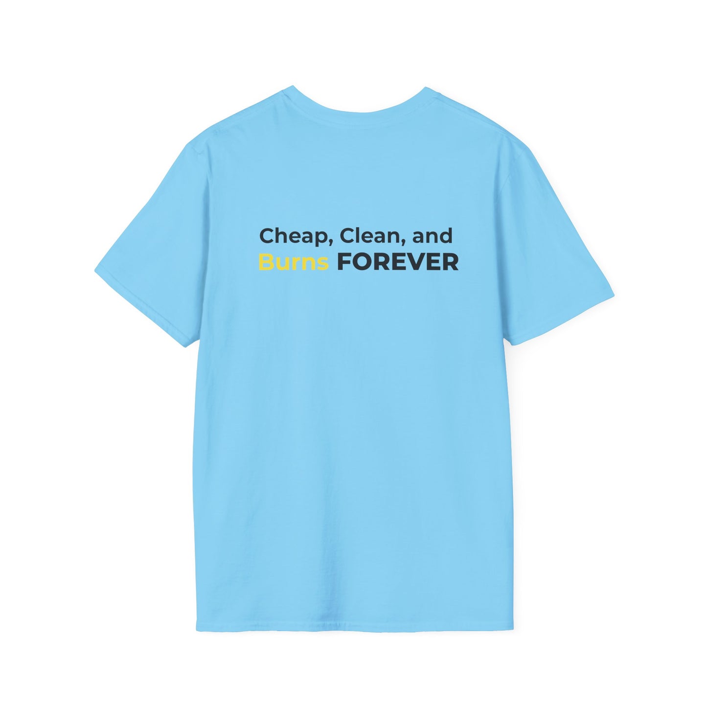 Renewable Energy Shirt – Clean Cheap Burns Forever Sun T-Shirt