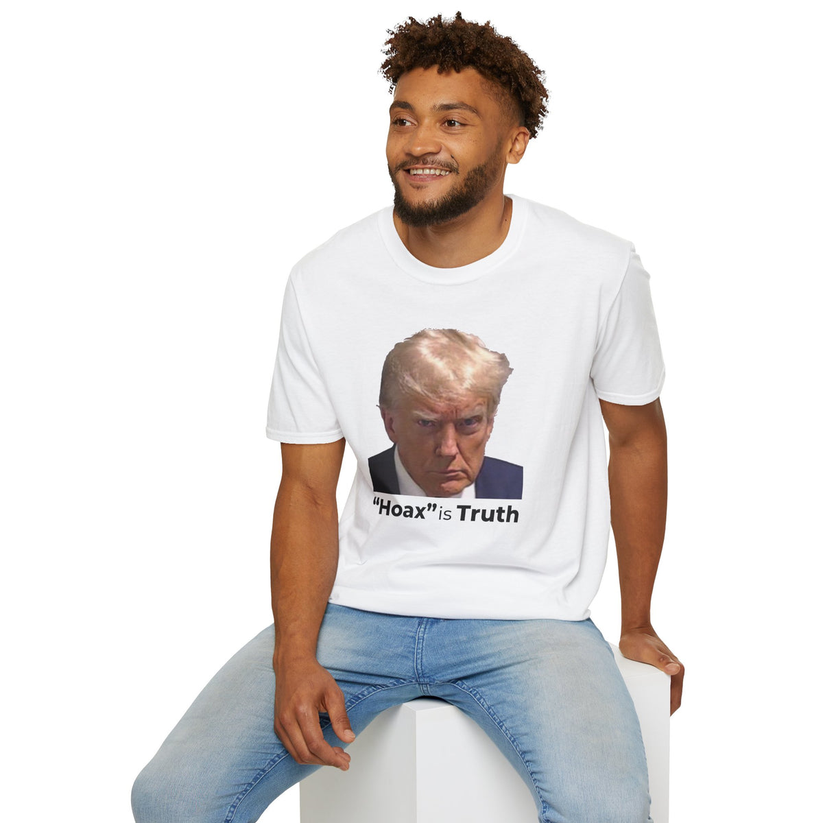 Hoax is Truth – Two-Sided Political Statement T-Shirt