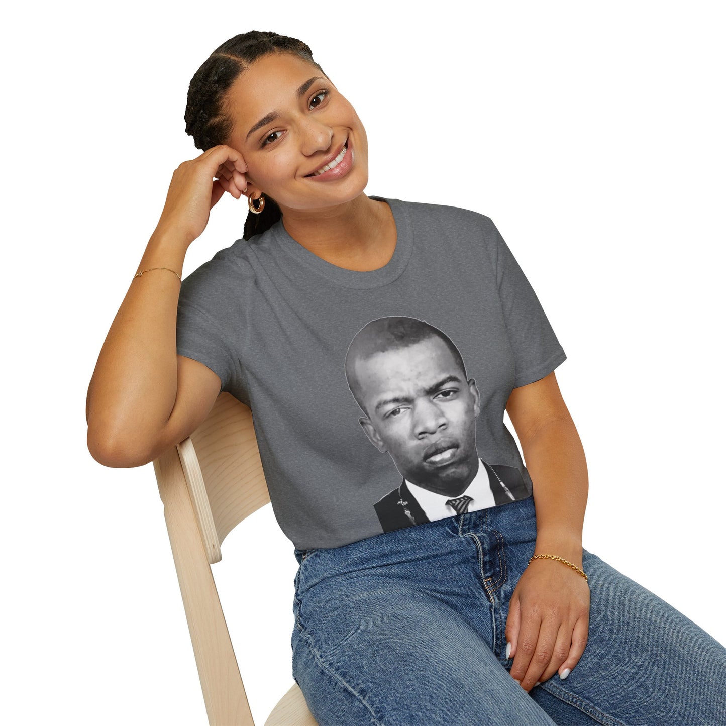 John Lewis Get in Good Trouble Legacy Shirt – Civil Rights Quote Tee – Graphite Heather