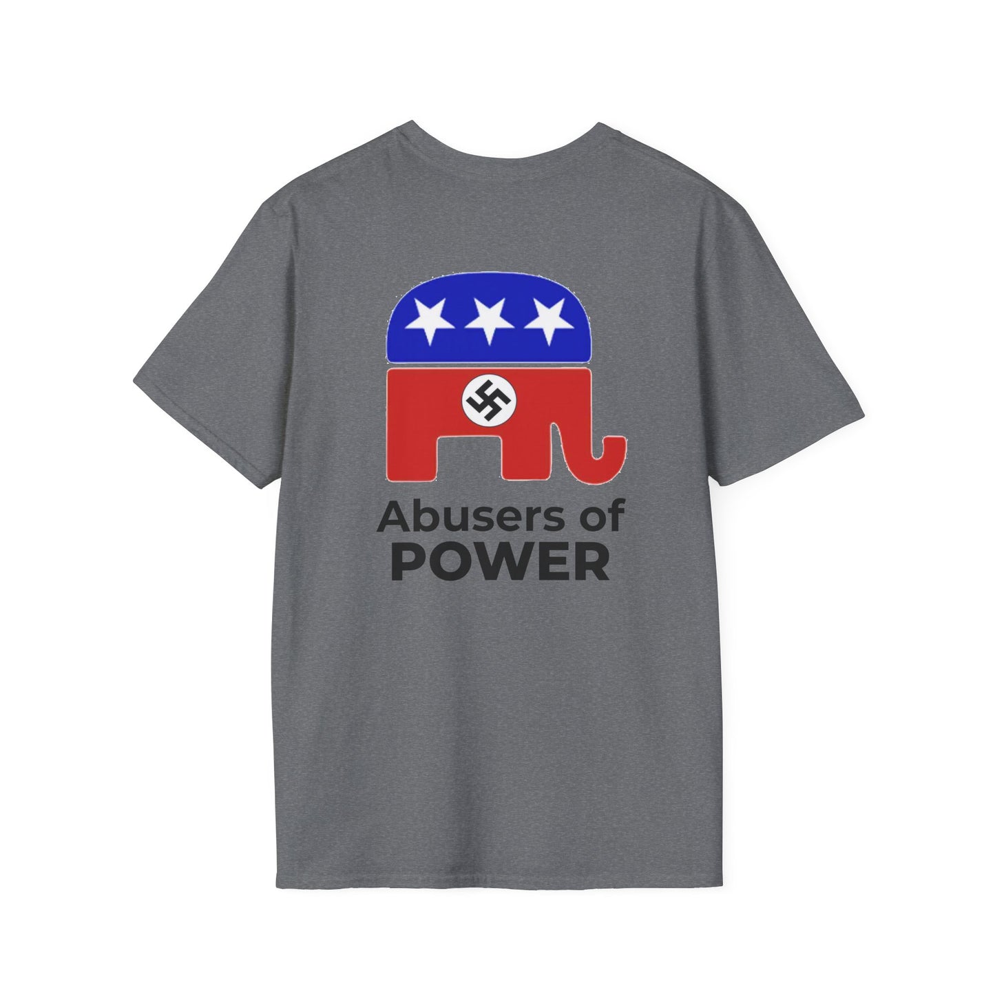 Release the Epstein Files T-Shirt – GOP Accountability Two-Sided Protest Tee – Graphite Heather
