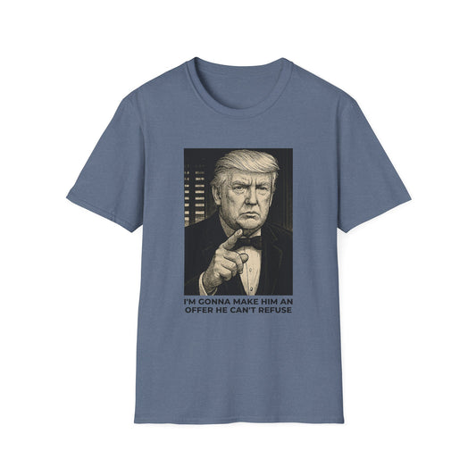 The Don – Trump Protection Racket T-Shirt – Heather Indigo Edition