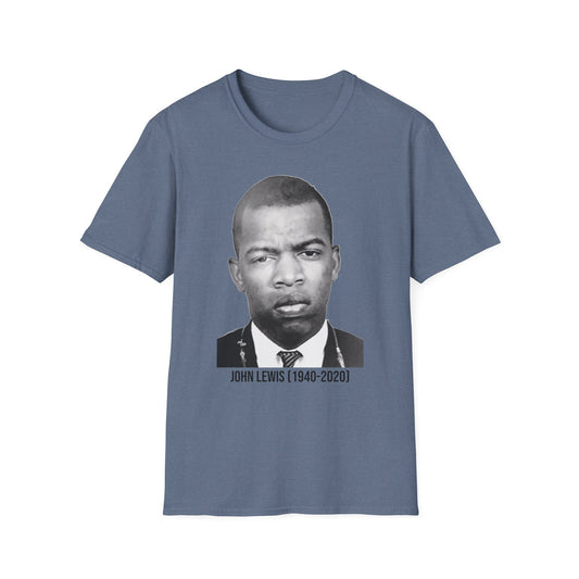 John Lewis Get in Good Trouble Legacy Shirt – Civil Rights Quote Tee – Heather Indigo
