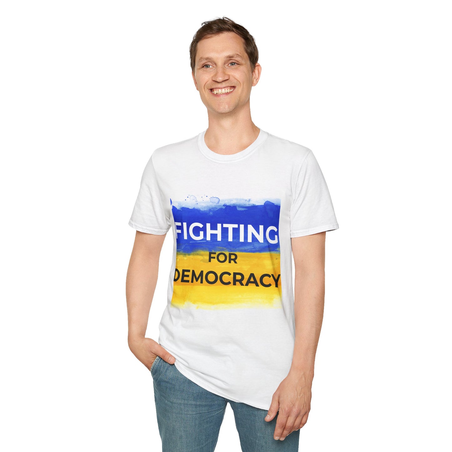 Fighting for Democracy T-Shirt | Stand With Ukraine & Support Freedom