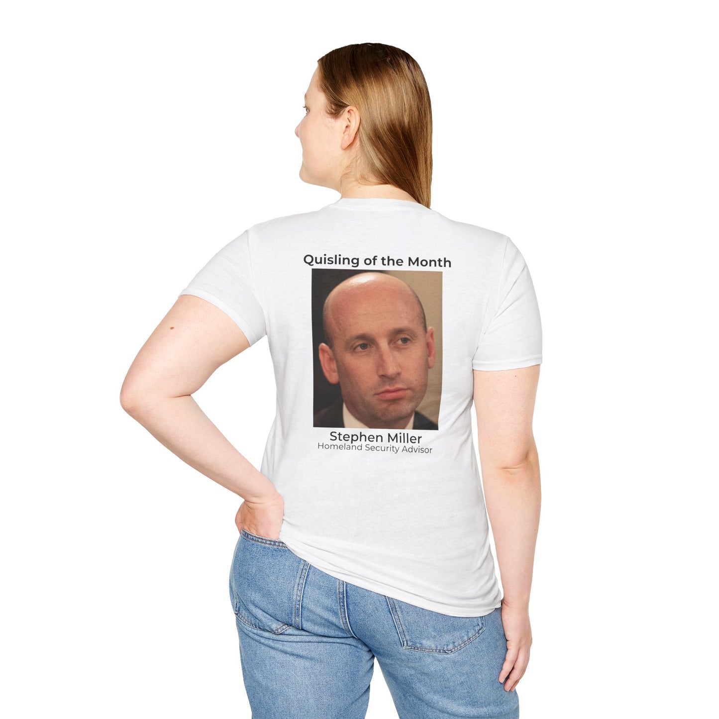 Quisling of the Month (January 2026) T-Shirt – Stephen Miller Accountability Tee