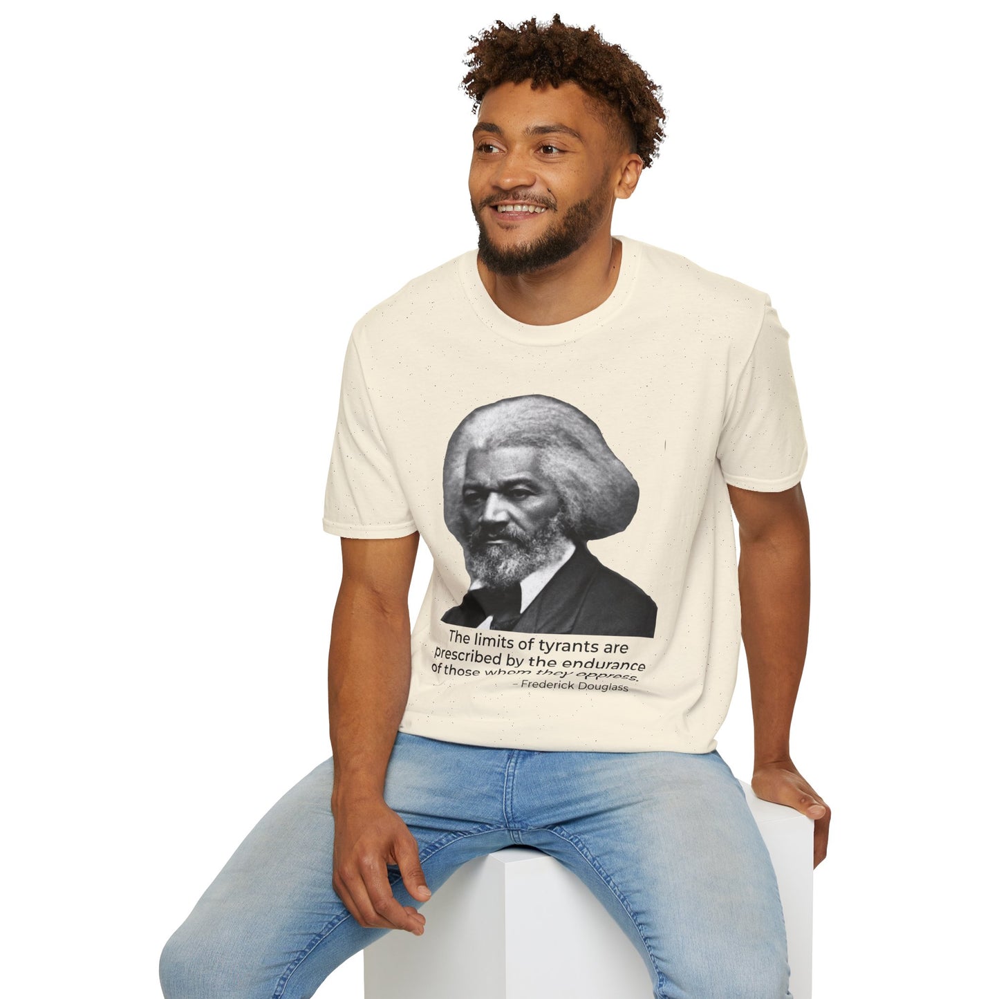 The Limits of Tyrants – Frederick Douglass Quote Tee (Natural)