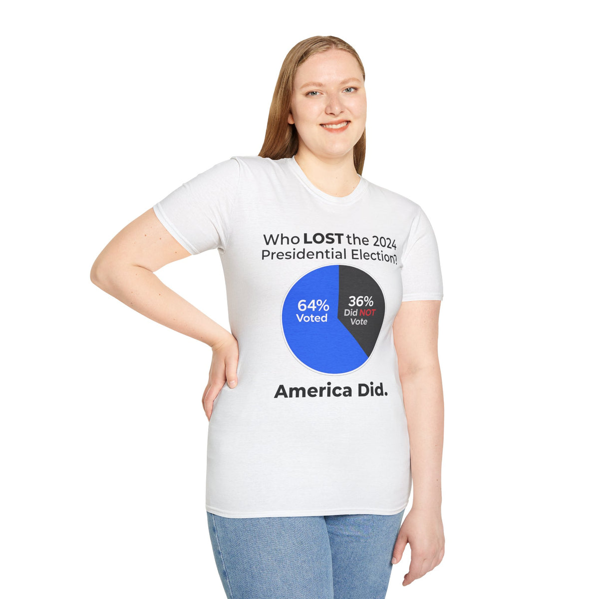 Who Lost the 2024 Presidential Election – America Did Civic Participation T-Shirt