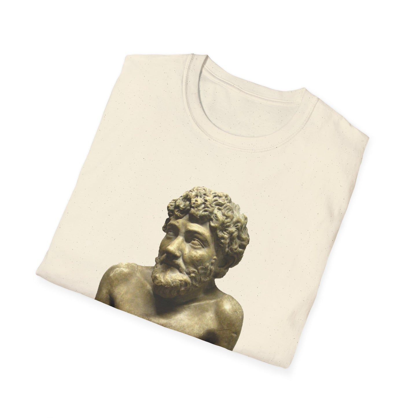Two-Sided Tyranny Quote T-Shirt – Aesop Front / Crisis Pretexts Back – Natural