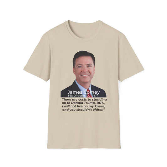 James Comey RESIST — Abuse of Power Protest T-Shirt – Sand