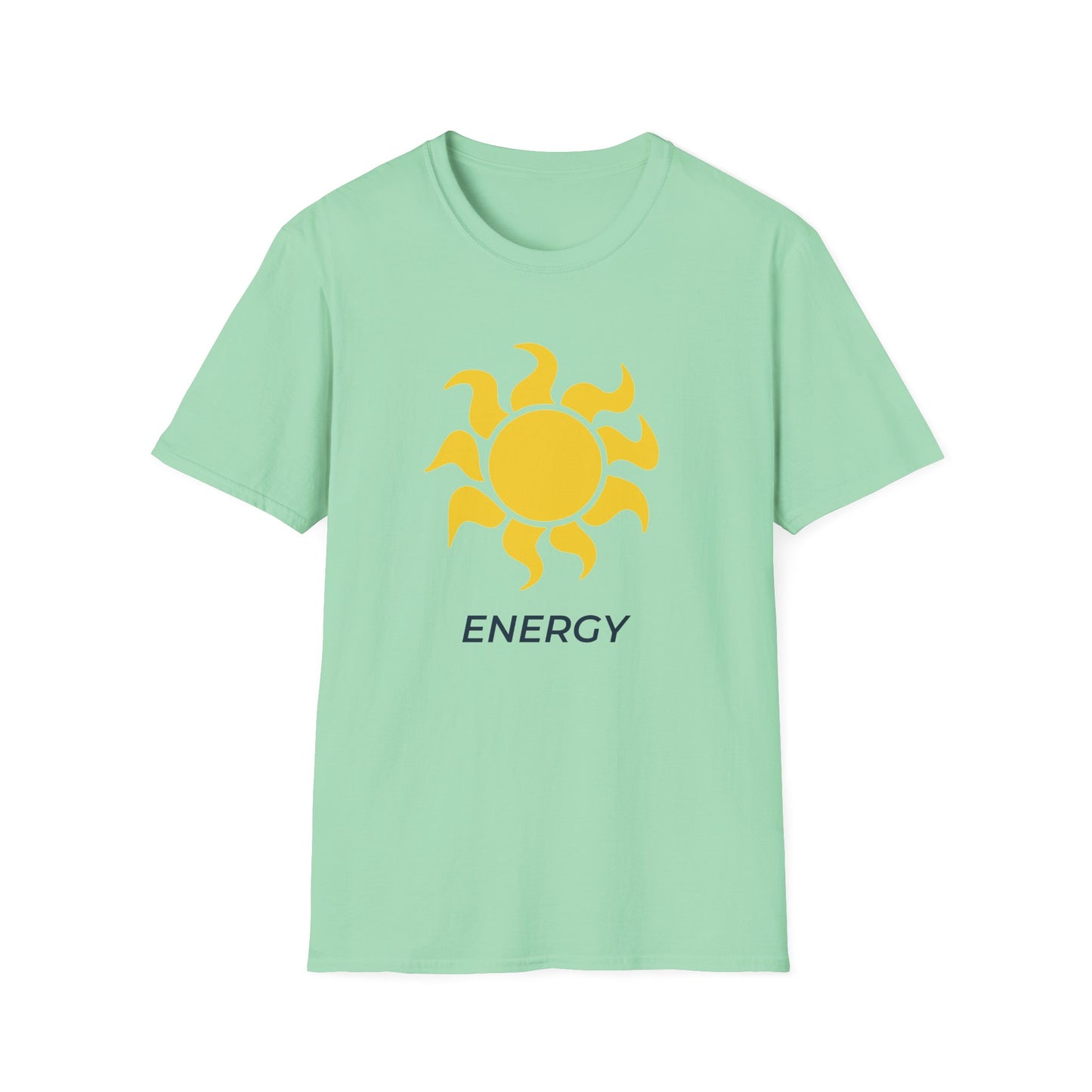 Climate Action Shirt – Solar Renewable Energy T-Shirt – Mint Green