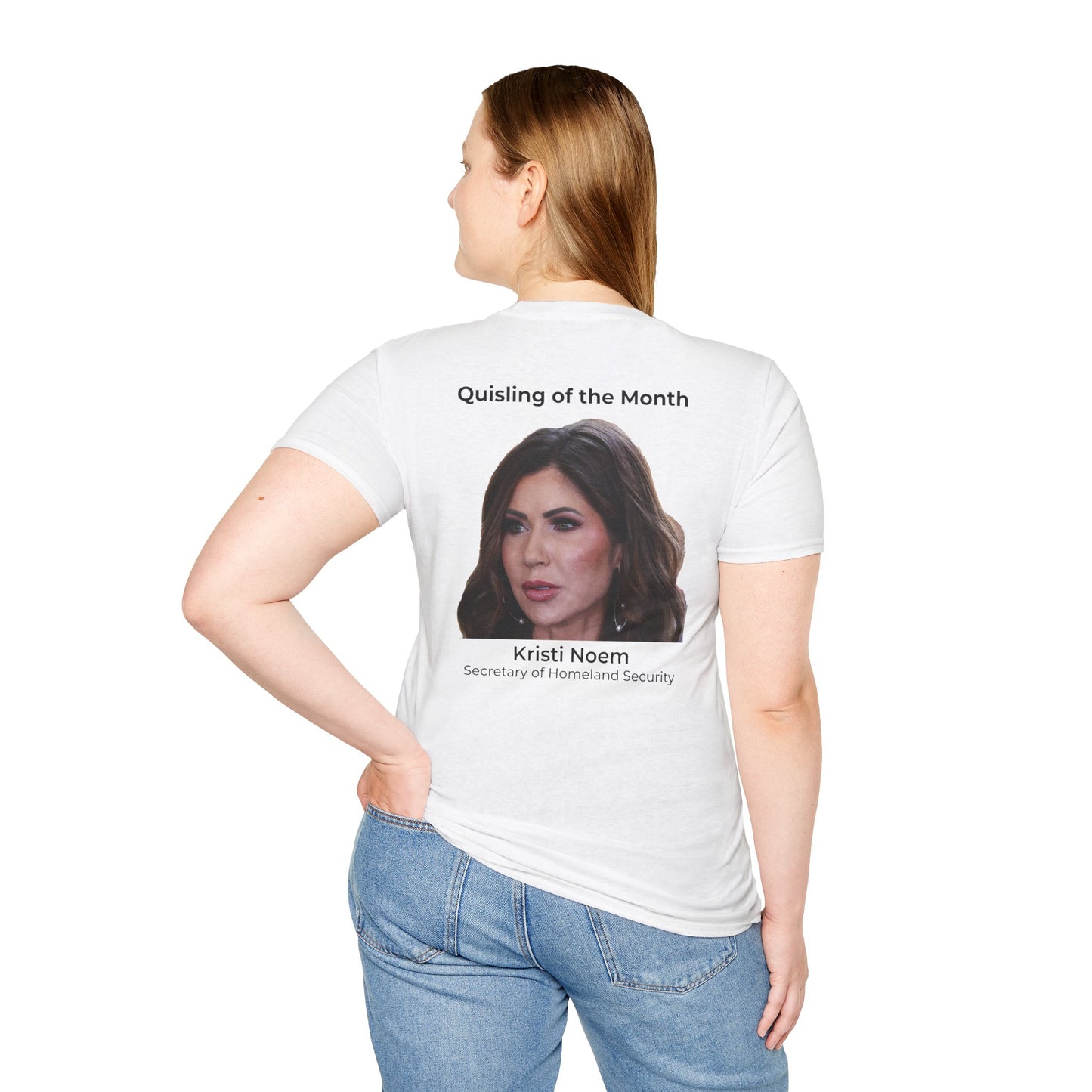 Quisling of the Month (February 2026) T-Shirt – Kristi Norm Accountability Tee