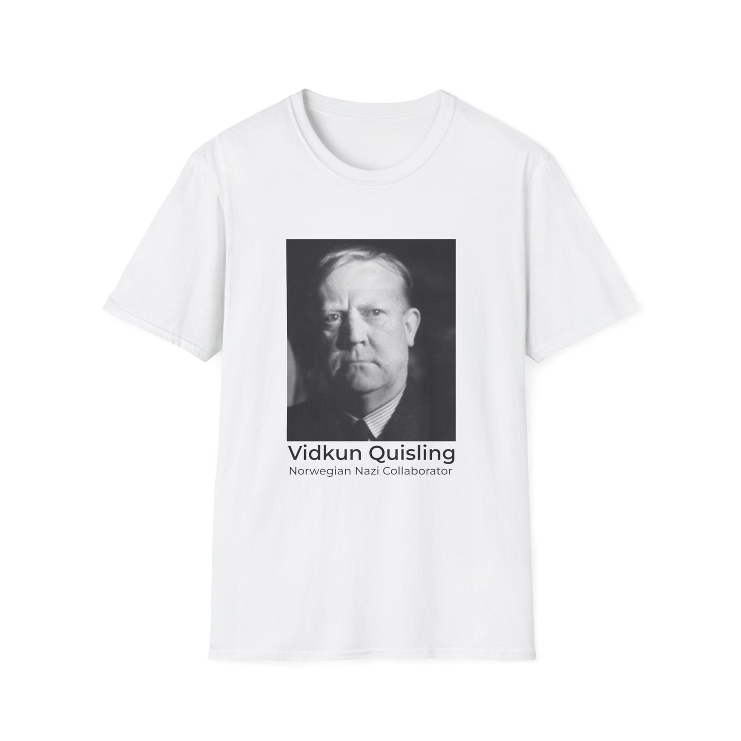 Quisling of the Month (September) T-Shirt – Vidkun Quisling & Robert F. Kennedy Jr. Political Satire Tee