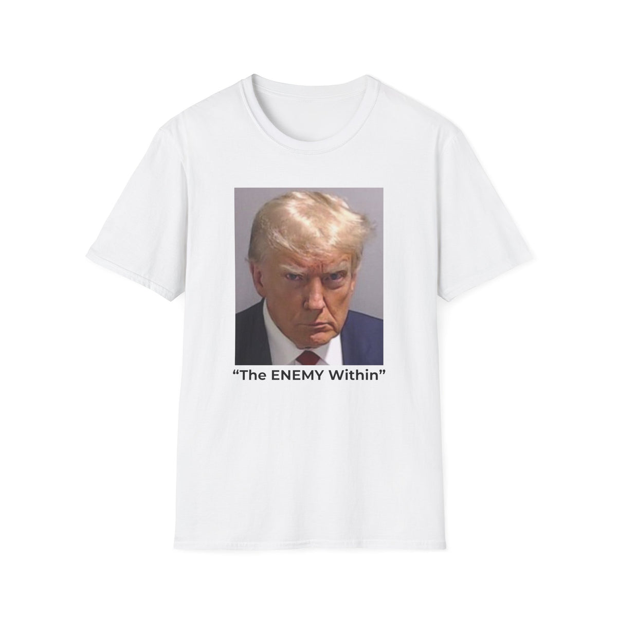 The Enemy Within – Fight Fascism, Support Democracy T-Shirt | Two-Sided Political Activist Tee
