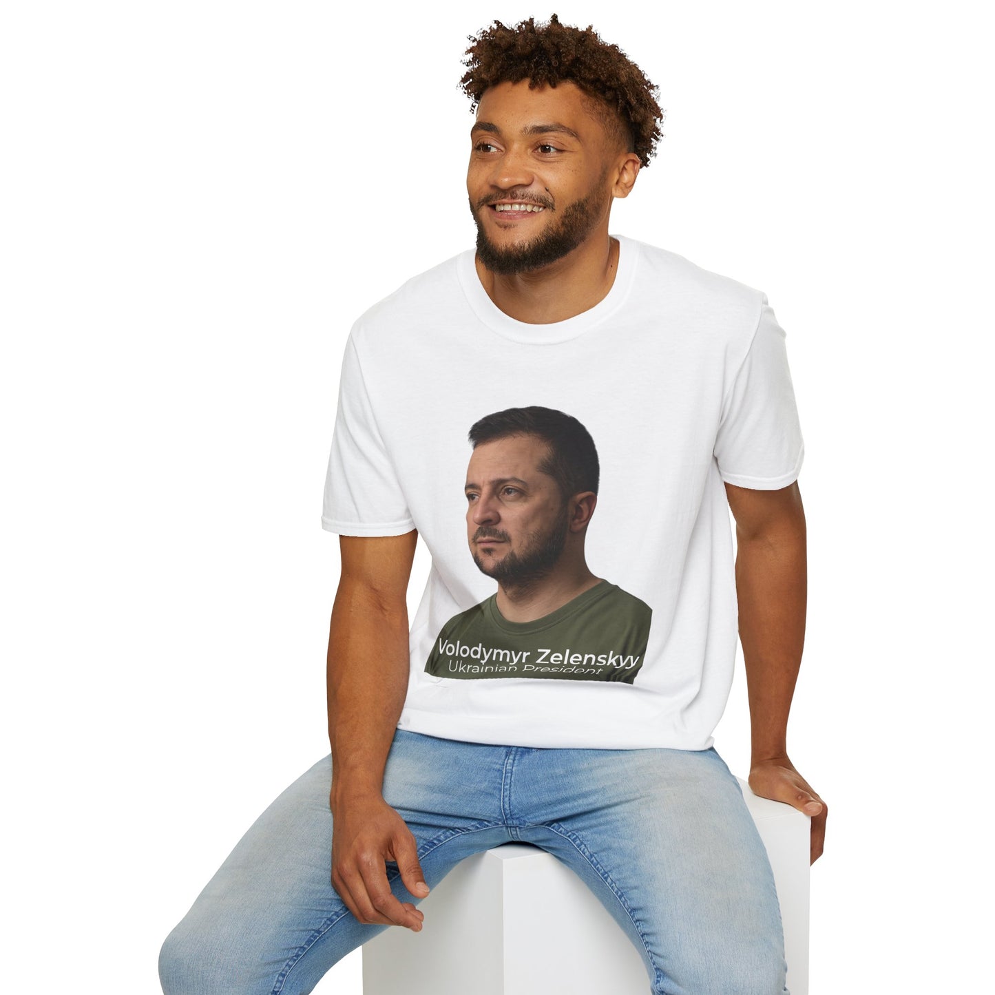 Real Courage – Zelenskyy Tribute T-Shirt | Stand With Ukraine