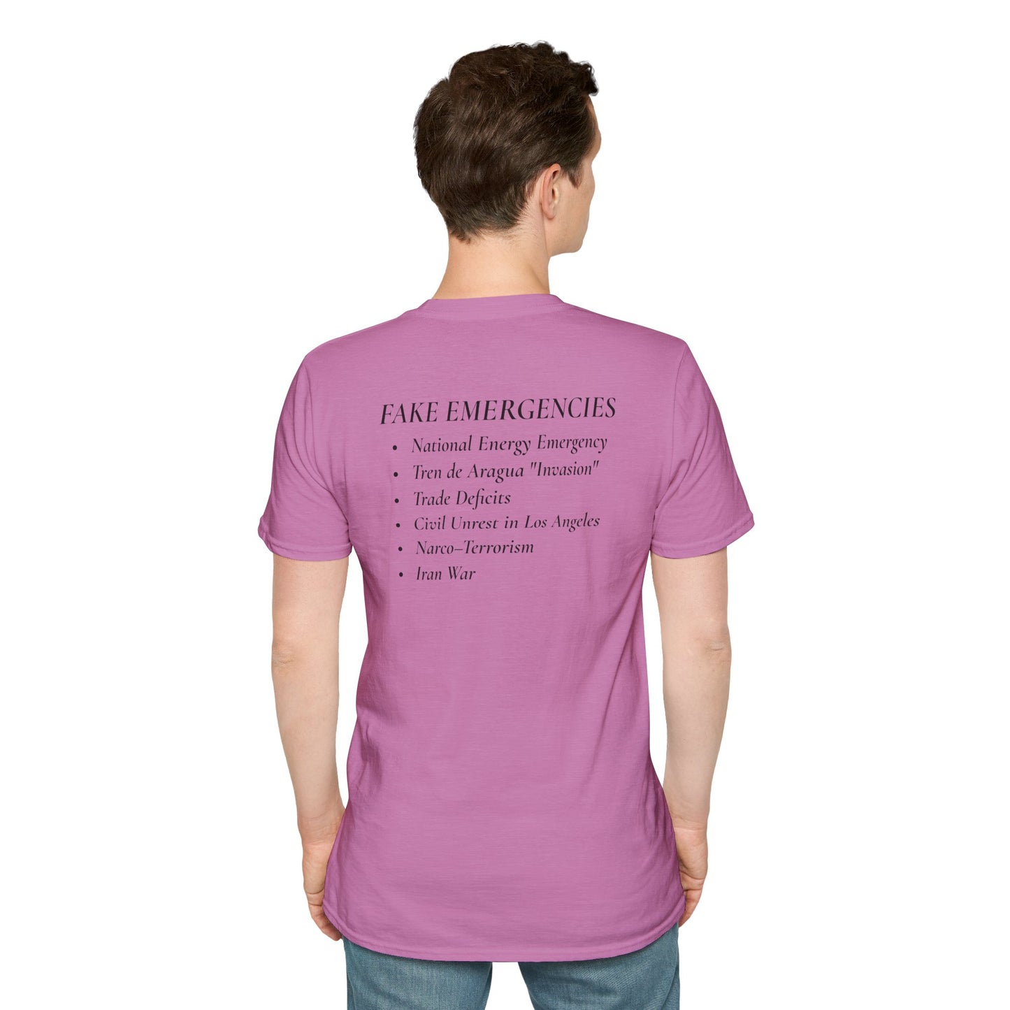 Two-Sided Tyranny Quote T-Shirt – Aesop Front / Crisis Pretexts Back
