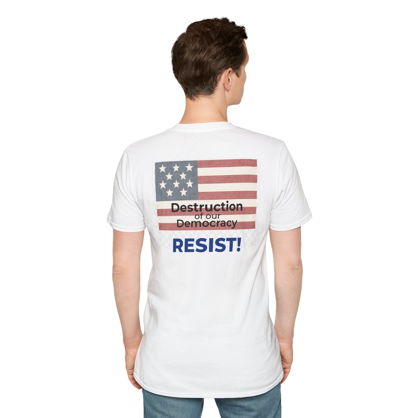 Destruction of American Democracy – People’s House Two-Sided Tee